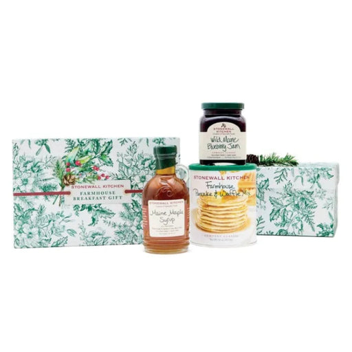 Holiday 2026 Farmhouse Breakfast Gift featuring a rustic assortment of gourmet breakfast treats