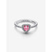 Pandora - Pink heart ring - Silver ring - Promise ring - Pandora rings - Pandora jewelry - gifts for her - giftshop - Pandora near me 