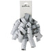 6.5" Sparkly Silver Curly Ribbon Gift Bow
