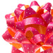 Hallmark : 4.6" White Mini Dots on Pink Gift Bow
