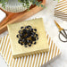 Hallmark : 4.6" Colorful Mini Dots on Black Gift Bow