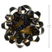 Hallmark : 4.6" Colorful Mini Dots on Black Gift Bow