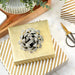 Hallmark : 4.6" Gold Dots on Cream Gift Bow
