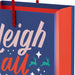 4.6-inch Sleigh All Day Christmas gift card holder mini bag with festive holiday lettering.