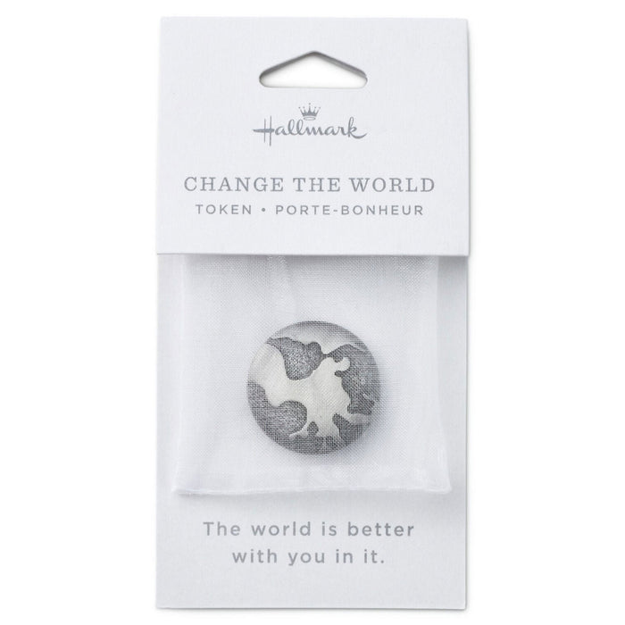 Change the World Metal Pocket Token