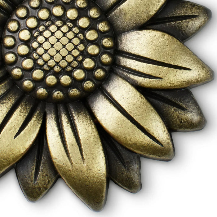 Bronze sunflower token