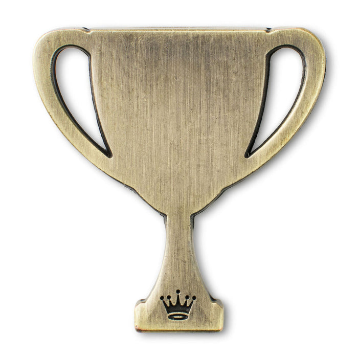 Hallmark : Way to Go Trophy Antiqued Metal Pocket Token
