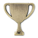 Hallmark : Way to Go Trophy Antiqued Metal Pocket Token
