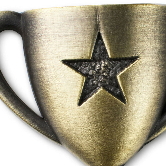 Hallmark : Way to Go Trophy Antiqued Metal Pocket Token