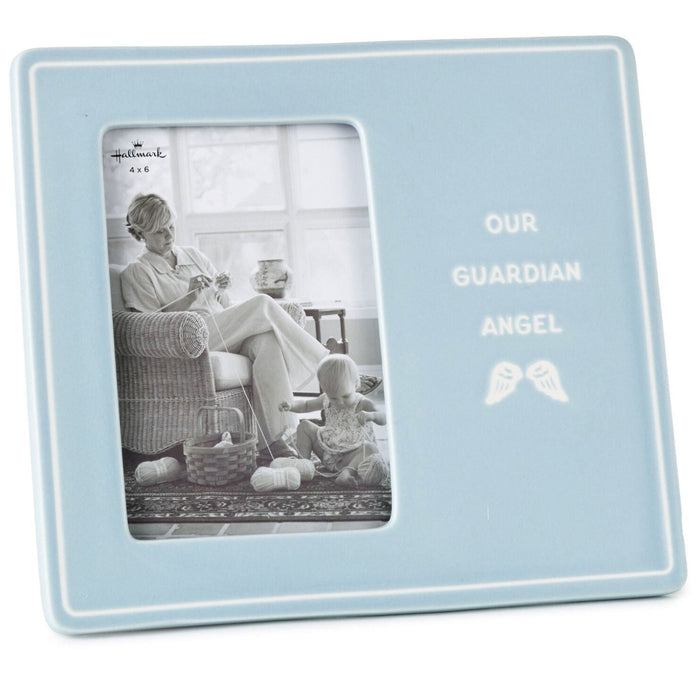 Our Guardian Angel Blue Picture Frame