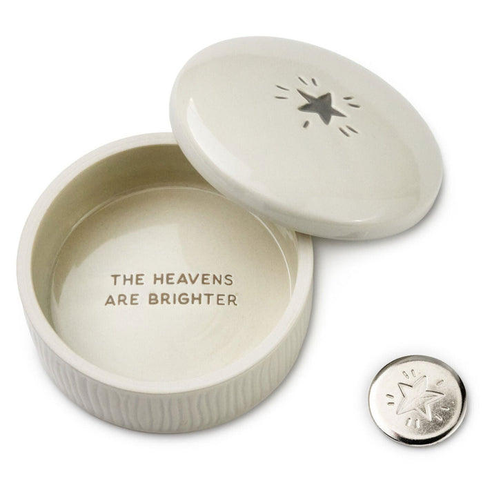 Heavenly Star Lidded Trinket Dish With Token