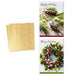 Hallmark wreath and pine branch boxed Christmas cards with envelopes and seals, 40 pack