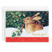 Hallmark Marjolein Bastin Winter Bunny boxed Christmas thank-you notes, 10 blank cards with bunny, holly, snow, gold foil accents, envelopes and illustrated seals