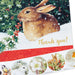 Hallmark Marjolein Bastin Winter Bunny boxed Christmas thank-you notes, 10 blank cards with bunny, holly, snow, gold foil accents, envelopes and illustrated seals