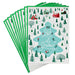 Hallmark Snowy Winter Village blank Christmas notes pack of 10 with “Let it Snow” winter village design, glitter accents, cards and envelopes