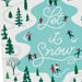 Hallmark Snowy Winter Village blank Christmas notes pack of 10 with “Let it Snow” winter village design, glitter accents, cards and envelopes