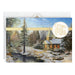 Hallmark Thomas Kinkade Country Church religious boxed Christmas cards featuring a peaceful church scene, pack of 16