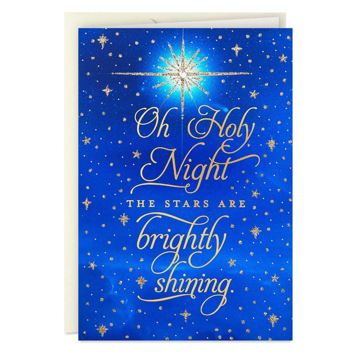 Hallmark Oh Holy Night religious boxed Christmas cards, pack of 12