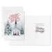 Hallmark DaySpring White Church in Snow boxed Christmas cards featuring a peaceful white church in a snowy landscape, pack of 16