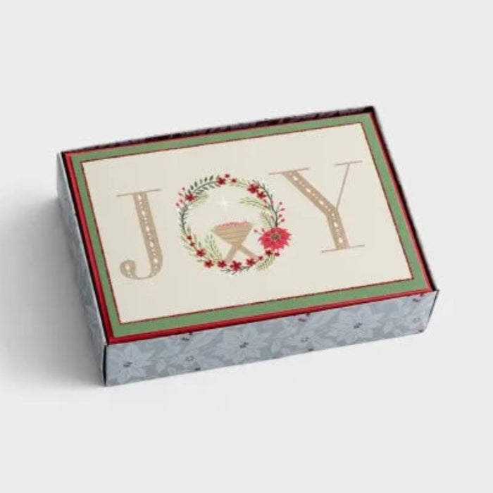 Hallmark Joy Wreath DaySpring religious Christmas cards