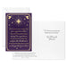 Hallmark Angels on Purple Religious Boxed Christmas Cards, pack of 16, featuring an elegant angel design on a purple background