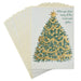 Hallmark Christmas Tree to Cross Religious Boxed Christmas Cards, pack of 12, featuring a Christmas tree and cross-inspired religious design.