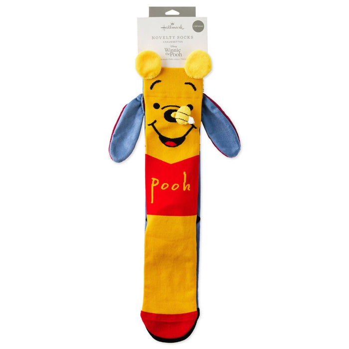 Hallmark : Disney Winnie the Pooh and Eeyore Novelty Crew Socks, 1 pair