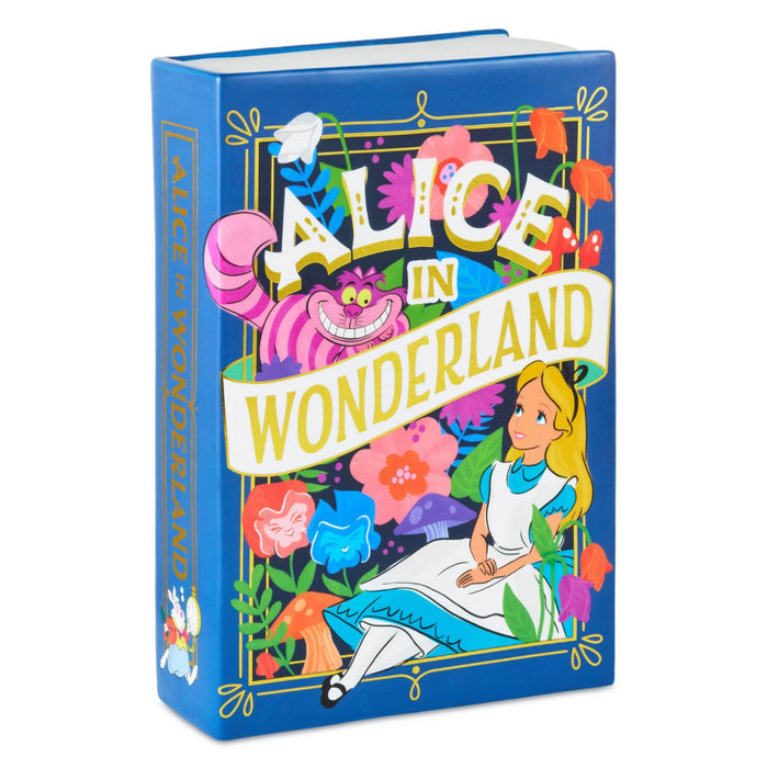 Disney Alice in Wonderland Book-Shaped Figurine With Light
