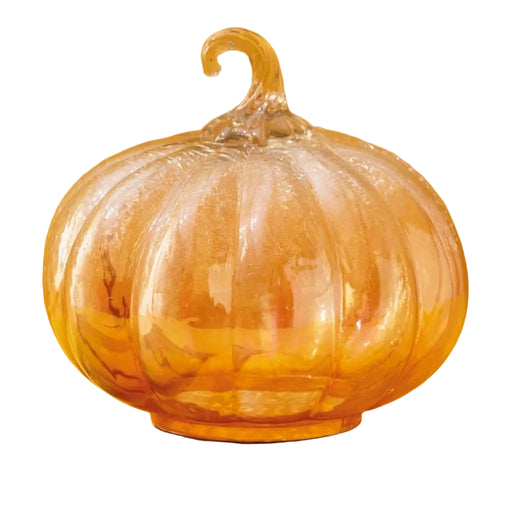 This Hallmark Glass Pumpkin Tabletop Decoration adds elegant autumn charm to your seasonal home décor.