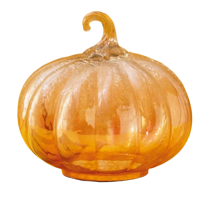 This Hallmark Glass Pumpkin Tabletop Decoration adds elegant autumn charm to your seasonal home décor.