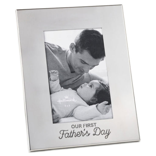 Our First Father's Day Silver Metal Picture Frame