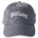 Best Grandpa Ever Gray Twill Baseball Cap