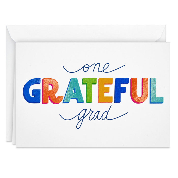 Hallmark : Rainbow Lettering Graduation Thank You Notes Pack