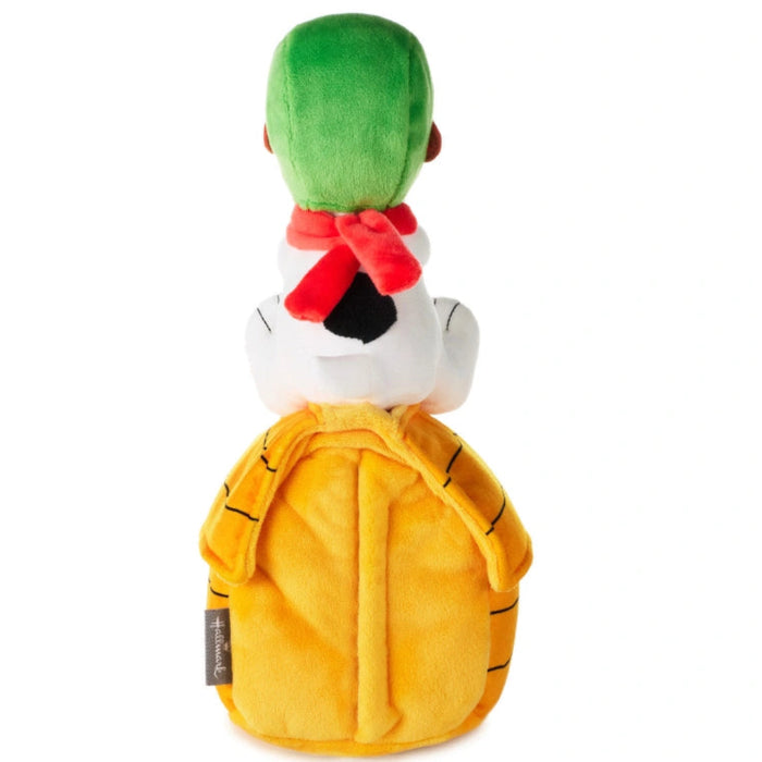 This Hallmark Peanuts® Snoopy Flying Ace Plush With Sound and Motion brings one of Snoopy's most beloved personas to life with interactive holiday fun.