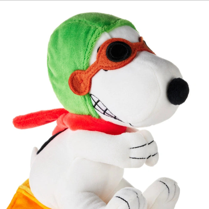 This Hallmark Peanuts® Snoopy Flying Ace Plush With Sound and Motion brings one of Snoopy's most beloved personas to life with interactive holiday fun.