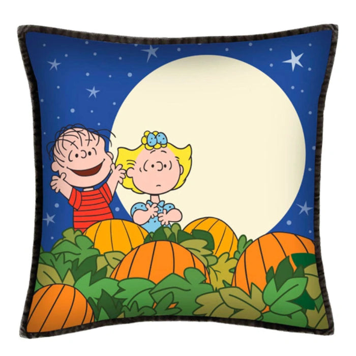 This Hallmark Peanuts® Great Pumpkin 60th Anniversary Throw Pillow With Light brings the timeless charm of It's the Great Pumpkin, Charlie Brown to your home décor.