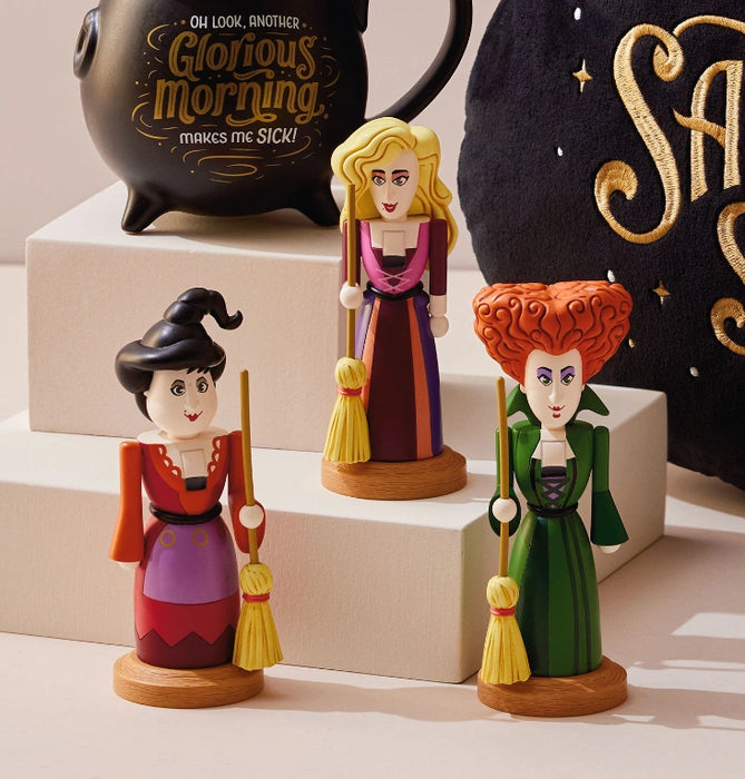 Hallmark : Disney Hocus Pocus Sanderson Sisters Nutcracker Mini Figurines, Set of 3