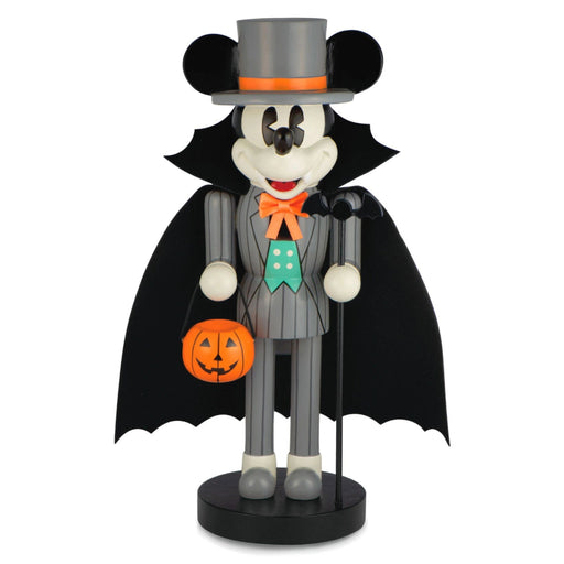 Disney Mickey Mouse Vampire Nutcracker Figurine standing 12.5 inches tall wearing a vampire costume