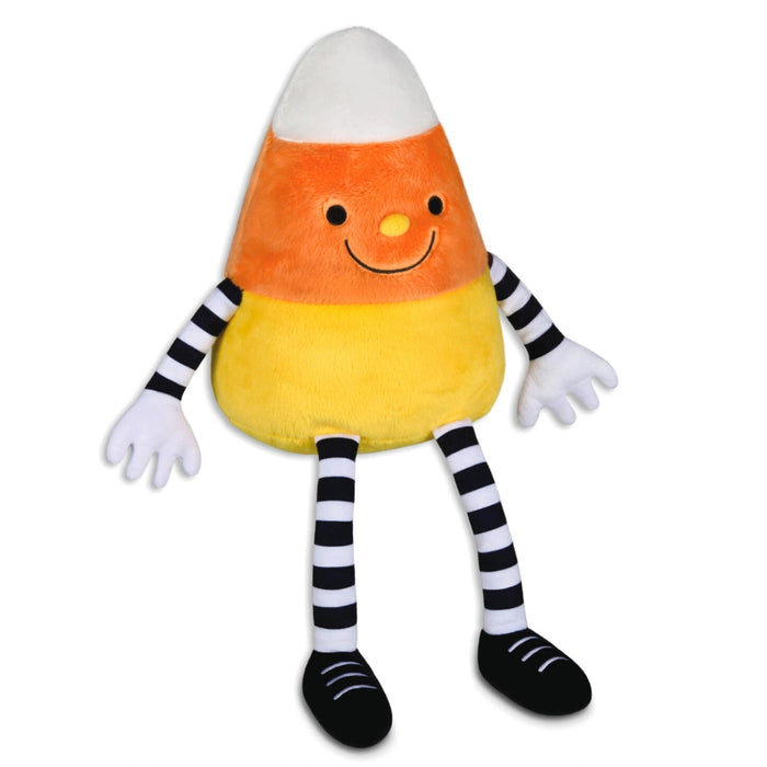 8-inch soft Candy Corn Plush featuring a smiling face