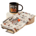This Hallmark Vintage Halloween Scenes Tea Towel brings nostalgic seasonal charm to your kitchen with classic Halloween-inspired artwork.