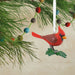 Hallmark Cardinal Bird ornament featuring a detailed red cardinal design for Christmas décor