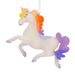 Hallmark Whimsical Unicorn Christmas Ornament, White Unicorn with Rainbow Mane and Tail, Colorful Fantasy Resin Christmas Tree Decoration