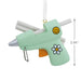 Hallmark Glue Gun Christmas ornament featuring a mint green glue gun design, perfect for DIY enthusiasts, crafters, and creative holiday décor.