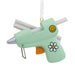 Hallmark Glue Gun Christmas ornament featuring a mint green glue gun design, perfect for DIY enthusiasts, crafters, and creative holiday décor.