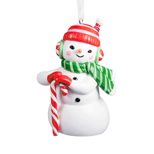 Hallmark Festive Snowman Christmas ornament featuring a cheerful snowman design for holiday tree décor