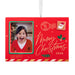 Hallmark Holiday Postcard 2026 Photo Frame Christmas ornament with red and green postcard design, “Merry Christmas 2026” message, and photo holder.