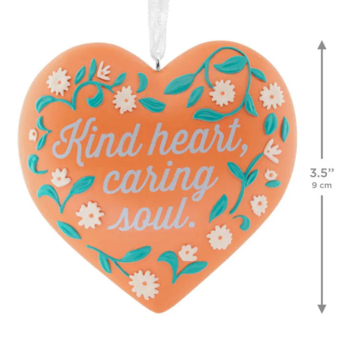 Hallmark Kind Heart Caregiver Christmas ornament celebrating caring and compassionate caregivers