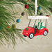 Golf Cart Hallmark Ornament featuring a charming golf cart design for Christmas tree decoration.