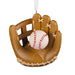 Baseball in Glove Hallmark Ornament featuring a baseball nestled inside a detailed baseball glove.