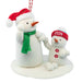 Snowball Fight 2026 Fabric Hallmark Ornament featuring a playful winter snowball fight scene.